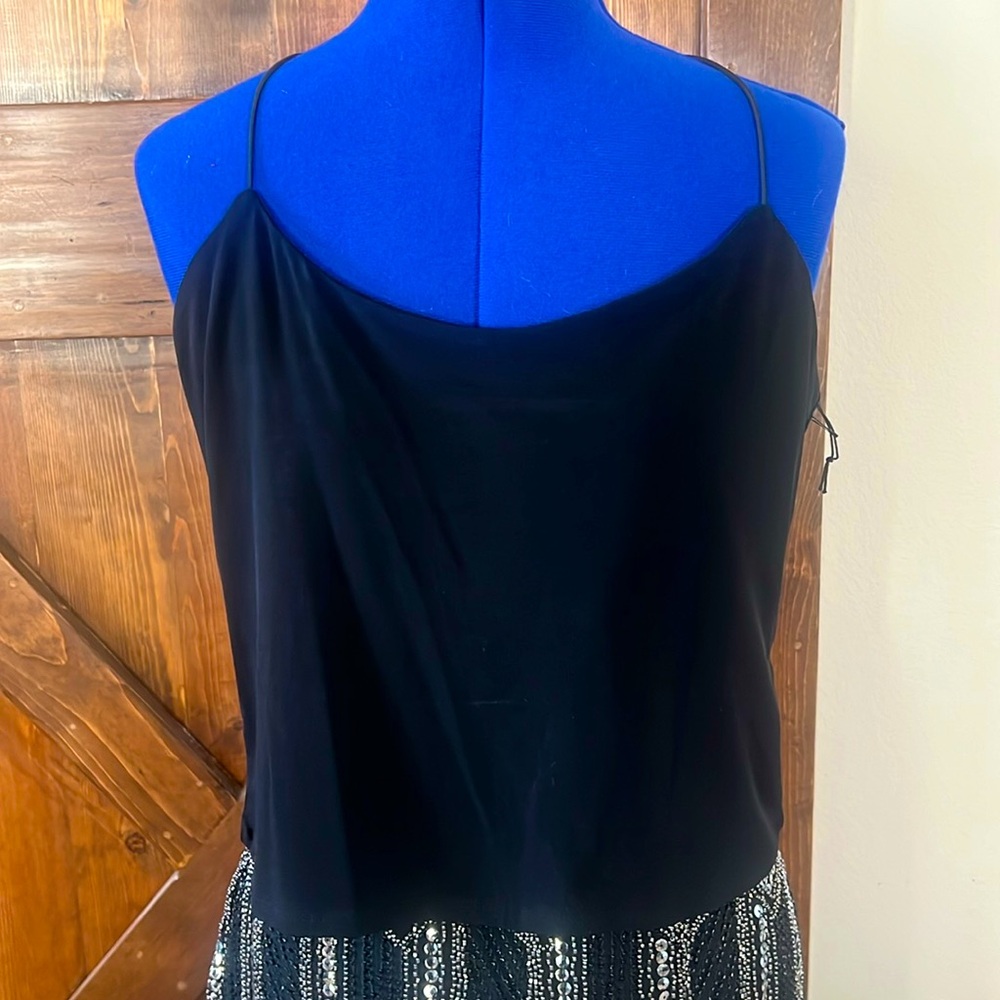Black party top